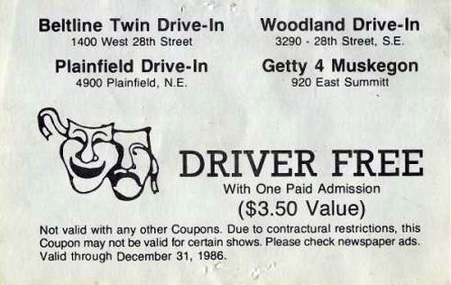 Plainfield Drive-In Theatre - Pass From Greg T